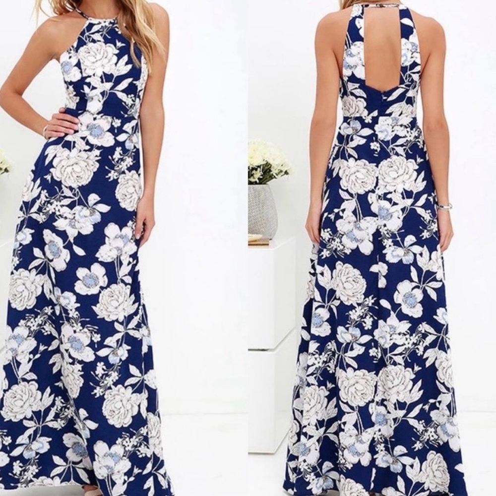 Lulus Floral Maxi Dress